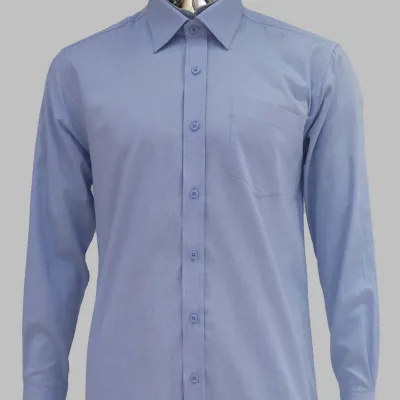 Baby Blue Cotton Shirt